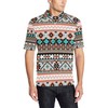 Show Your Heritage With Tribal Aztec Indians Native American Men'S Polo Shirt