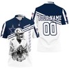 Show Your Love For Dak Prescott With 4 Dallas Cowboys Black & White 3D Personalized Polo Shirt