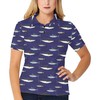 Show Your Love For Seafood With Tuna Fish Print 3D Polo Shirt For Women