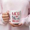Show Your Love With This You Had Me At Hello Valentine's Mug: Perfect Gift For Her Or Him