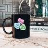 Show Your Love With Valentine's Conversation Hearts Mug: Sweet Sentiments For Your Morning Coffee