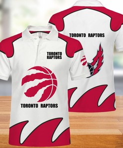 Show Your Support With Button-Up Toronto Raptors Logo Polo Shirt