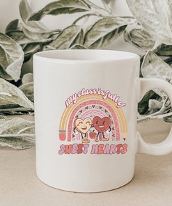 Show Your Teacher Appreciation This Valentine's Day With A Personalized Teacher Mug: A Retro Valentines Gift