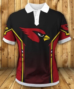 Simple And Stylish Arizona Cardinals Casual Polo Shirt - Perfect For Fans