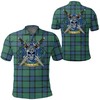 Sinclair Hunting Ancient Tartan 3D All Over Print Polo - Perfect For Fans Of Celtic Scottish Warrior