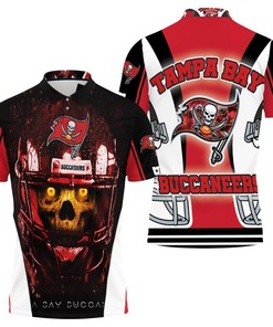 Skull 3D All Over Print Polo Shirt- Tampa Bay Buccaneers Nfl Champions 2021