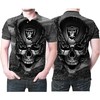 Skull Chains 3D Printed Polo Shirt - Cool And Stylish Gift For Raiders Fans