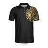 Skull Design Polo Shirt With 3D All-Over Print - Perfect For Skull And Golf Fans