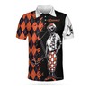 Skull Golfaholic 3D Polo Shirt - Perfect For Skull And Golf Fans