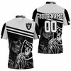 Skull Maiden Fans Personalized Polo T-Shirt - Ideal Gift For Fans Of The Oakland Raiders