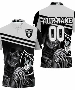 Skull Maiden Fans Personalized Polo T-Shirt - Ideal Gift For Fans Of The Oakland Raiders