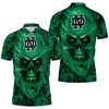 Skull Polo Shirt For Notre Dame Fighting Irish Fans - Unique And Stylish Gift