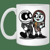 Skullhead Monster Valentines Day Mug Set