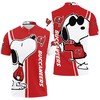 Snoopy Lover Tampa Bay Buccaneers 3D Printed Polo Shirt - Ideal For Fans With Unique Prints