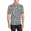 Snow Leopard Skin Print Polo Shirt - Stylish Gift For Fans Of Snow Leopards 2021