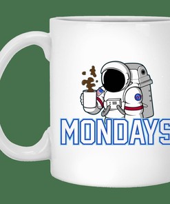 Space Mondays Valentine's Day Mug Set for Friends and Couples