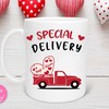 Special Delivery Valentine's Day Mug Gift Set - Love Red Truck Mug