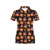 Spooky Pumpkin Witch Halloween Women'S Polo Shirt For Halloween Lovers