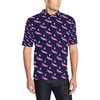 Spooky Zombie Hand Print Men'S Polo Shirt For Halloween And Horror Lovers