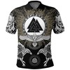 Stand Out With Raven, Valknut, And Vegvisir Viking Polo Shirts For Sports Fans