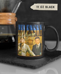 Stand With Ukraine President Zelensky Coffee Mug | Show Your Support for Water | Perfect Gift for Ukraine Fans