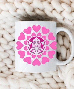 Starbucks Heart Mug Valentines Gift for Lover, Perfect Valentine Coffee Mug Gift Idea