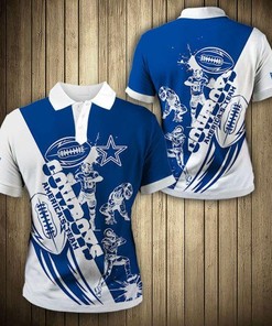 Stay Casual On Game Day With Dallas Cowboys Casual Polo Shirt For Fans