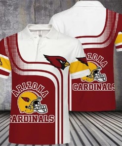 Stay Comfortable With Casual Arizona Cardinals Polo Shirt For Fans