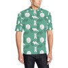 Stay Cool With Arctic Fox Pattern Print Polo Shirt - Perfect Gift For Fans