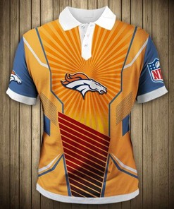 Stay Cool With Denver Broncos Sunlight Casual 3D Polo Shirt