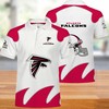 Stay Timeless And Chic With Atlanta Falcons White Polo Shirt And Personalized Print