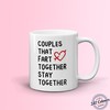 Stay Together By Farting Together: Funny Anniversary Mug And Valentines Day Gift For Boyfriend