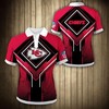 Step Up Your Style With This Square Lattice Polo Shirt For Fans Of Kc Chiefs