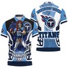 Stephen Gostkowski 03 Tennessee Titans 2021 Super Bowl Afc South Division 3D All Over Print Polo Shirt