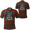Stewart Atholl Modern Tartan 3D All Over Print Polo - Perfect For Fans Of Celtic Scottish Warrior