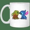 Stitch Yoda Baby Mug - Romantic Gift Idea for Valentine's Day with Personalised Gift Mug