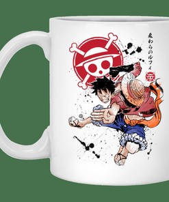 Straw Hat Captain Valentine's Day Mug Set for Couples