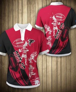 Stylish And Comfortable Atlanta Falcons 3D Polo Shirt For Casual Wear