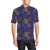 Stylish Goldfish Pattern Polo Shirt For Men - Ideal For The Goldfish Lover And Golf Fans