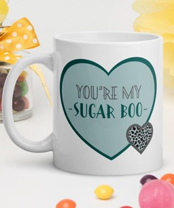 Sugarboo Couple Mug Set - Anniversary Gift, Gift For Wife, My Sugar Boo, Valentine Mug, Birthday Mug