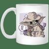 Summer Baby Yoda Valentine's Day Mug Set for Friends