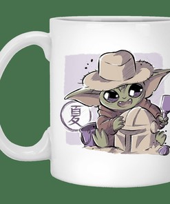 Summer Baby Yoda Valentine's Day Mug Set for Friends