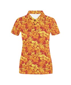 Summer Hibiscus Women'S Polo Shirt - Great For Summer Lovers