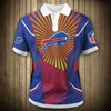 Sunlight Casual 3D Buffalo Bills Polo Collar Shirt