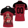 Super Bowl Champions Tampa Bay Buccaneers Legend Michael Clayton 80 Polo Shirt - Personalized Prints For Fans