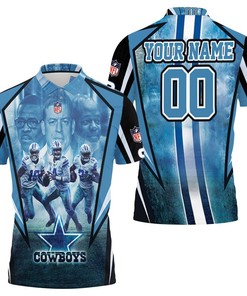 Support Your Cowboys With Amari Cooper 19 Dak Prescott 4 Ezekiel Elliott 21 3D Personalized Polo Shirt