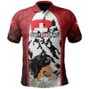 Switzerland Coat Of Arms Athleisure Polo Shirt - Proud And Patriotic Design