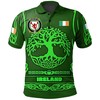 Symbol Of Celtic Fox Irish Family Crest Polo Shirt - Celebrate Irish History With Unique Style