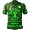 Symbol Of Celtic Kirby Or O'Kirby Irish Family Crest Polo Shirt For Fans Of Celtic Ancestry