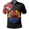 Tahiti Hibiscus All Over Print Polo Shirt - Fresh And Tropical Design For Fashionable Fans